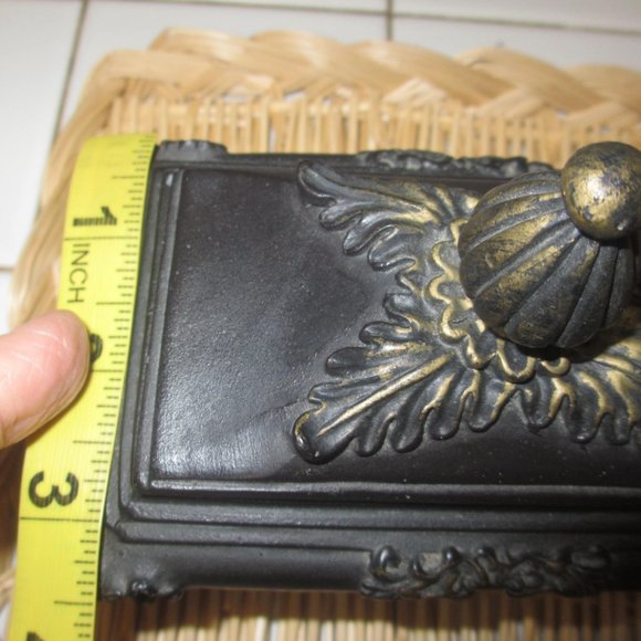 Vintage Carved trinket box JEWELRY BOX TRINKET BOX STORAGE - Picture 13 of 15